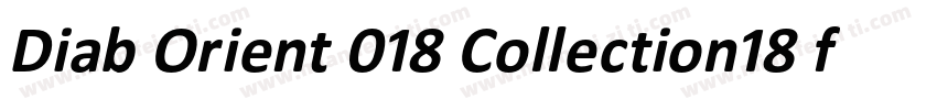 Diab Orient 018 Collection18 font字体转换